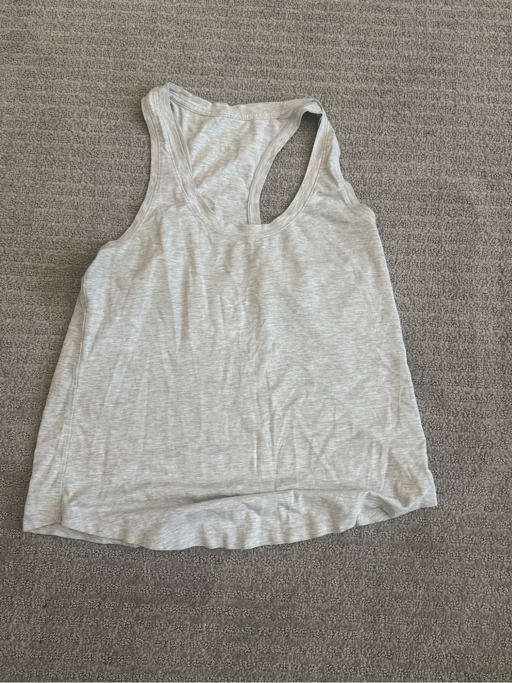 lululemon athletica Light Gray Racerback Tank